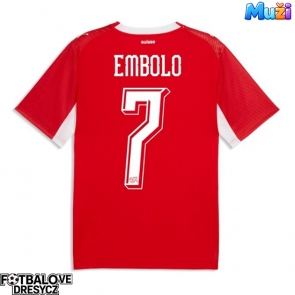 Švýcarsko Breel Embolo #7 Domácí Dres MS 2026 Krátký Rukáv